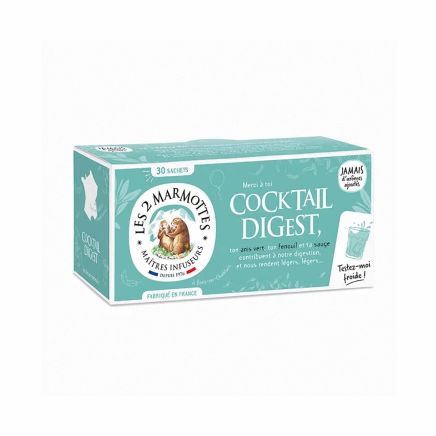 2 MARMOTTES COCKTAIL DIGEST TEA BAGS 55g