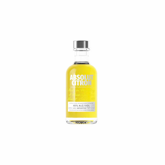 ABSOLUT CITRON LEMON FLAVORED VODKA MINIATURE 50ml