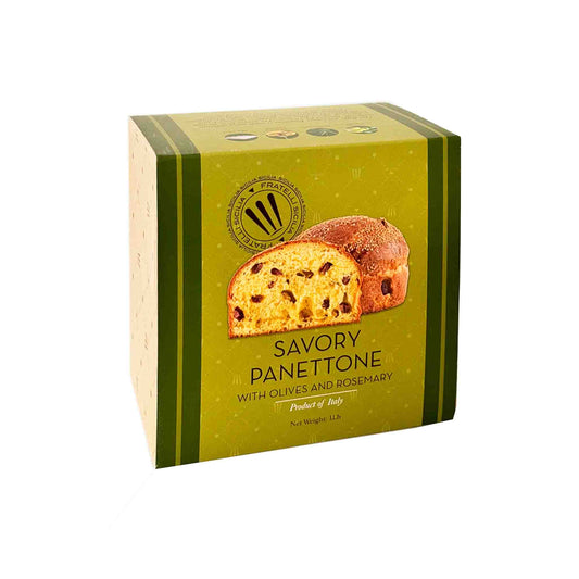 FRATELLISICILIA SAVORY PANETTONE WITH OLIVES & ROSEMARY 450g