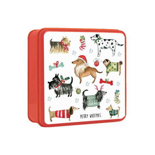 GRANDMA WILD'S MERRY WOOFMAS BISCUITS TIN 160g