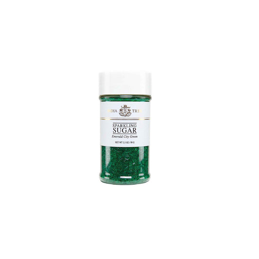 INDIA TREE EMERALD CITY GREEN SPARKLING SUGAR 3.5oz