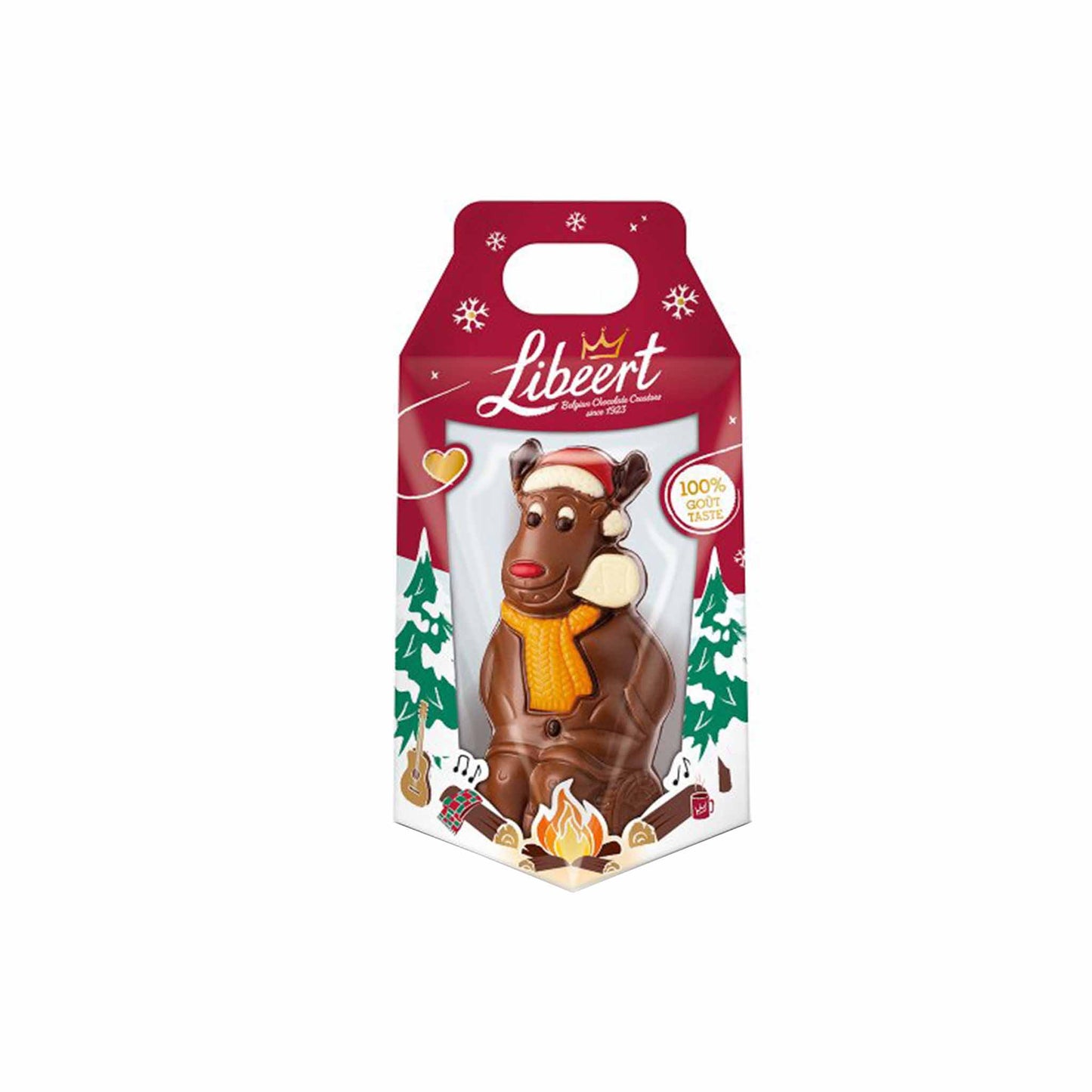 LIBEERT MILK CHOCOLATE REINDEER 3oz