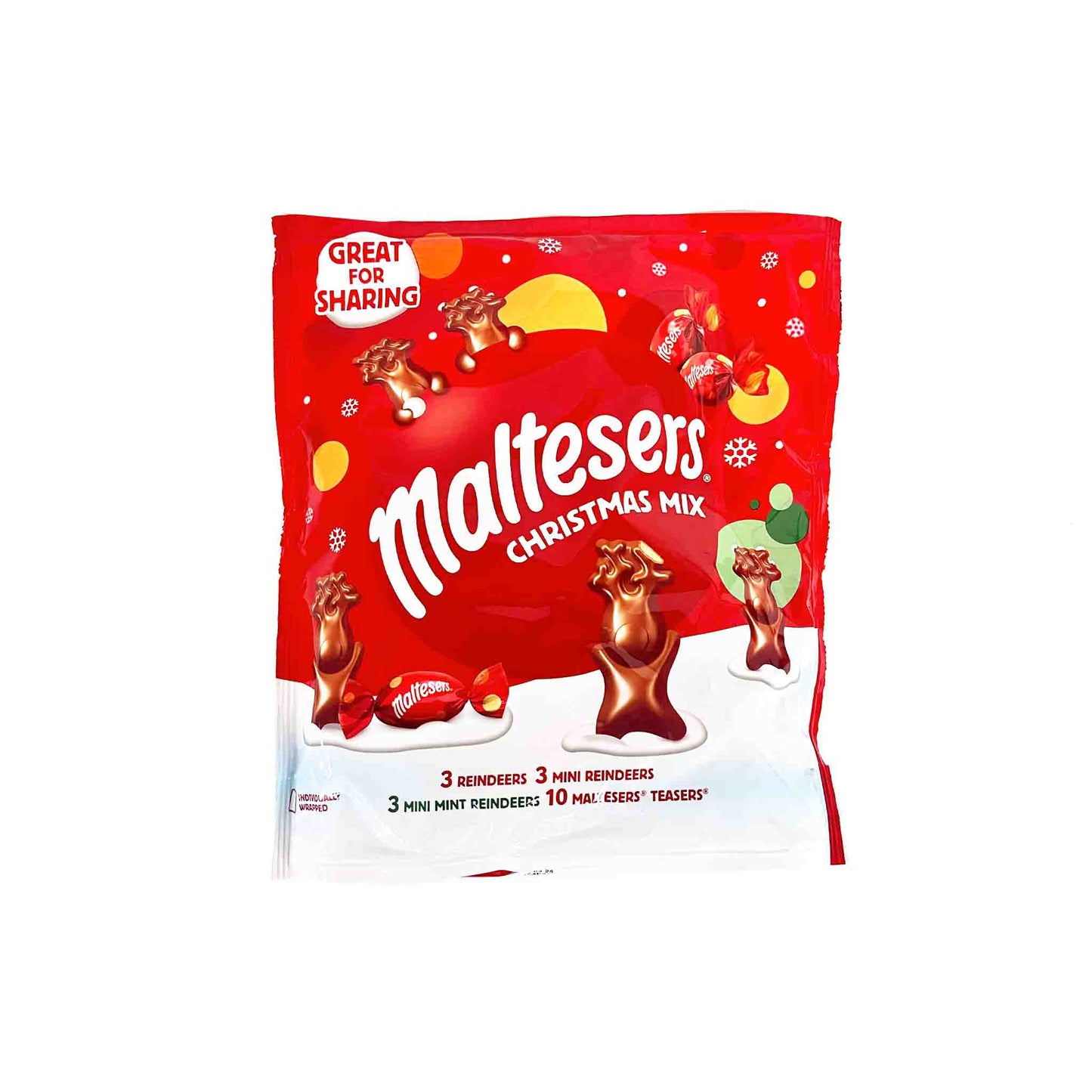 MALTESERS CHRISTMAS MIX POUCH 240g