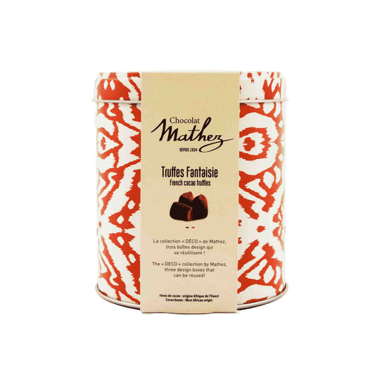 MATHEZ CHOCOLATE TRUFFLES WAX TIN 250g