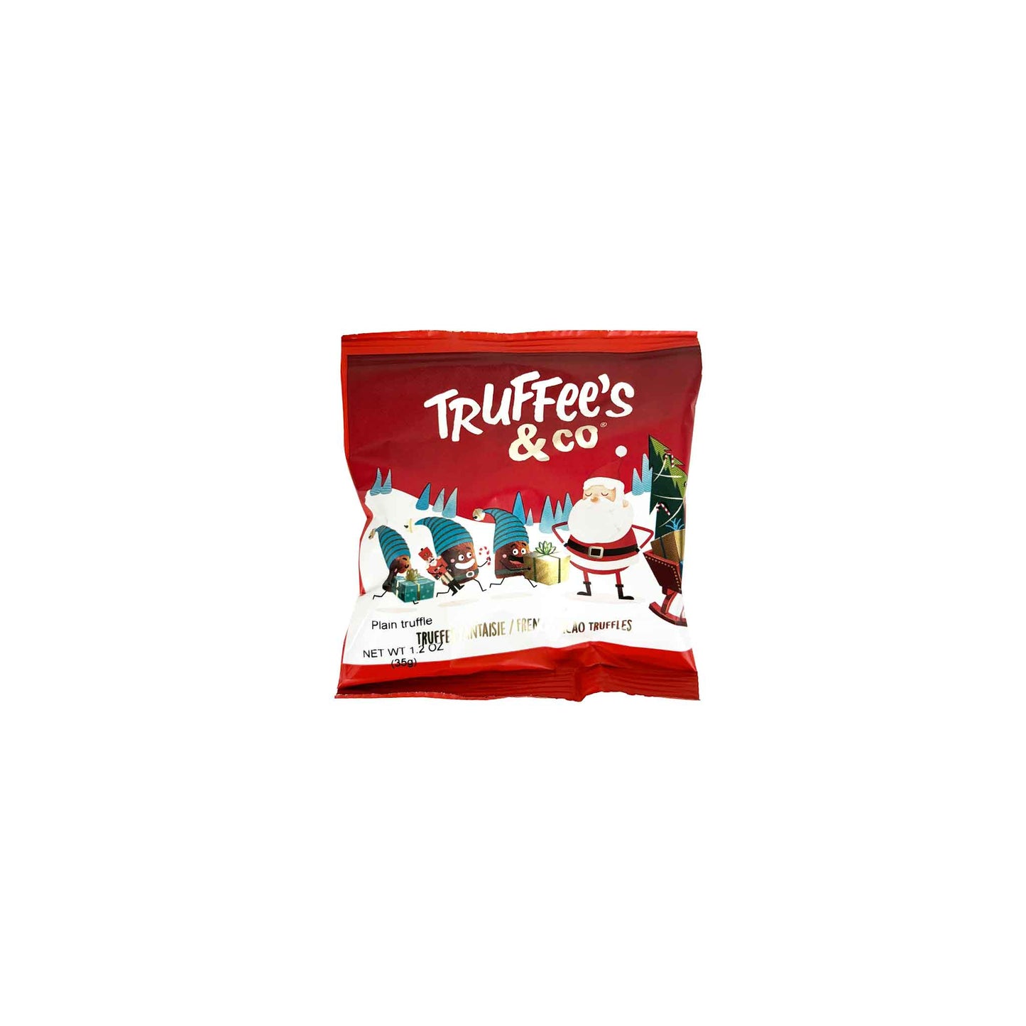 MATHEZ PLAIN COCOA TRUFFEES CHRISTMAS EDITION 35g