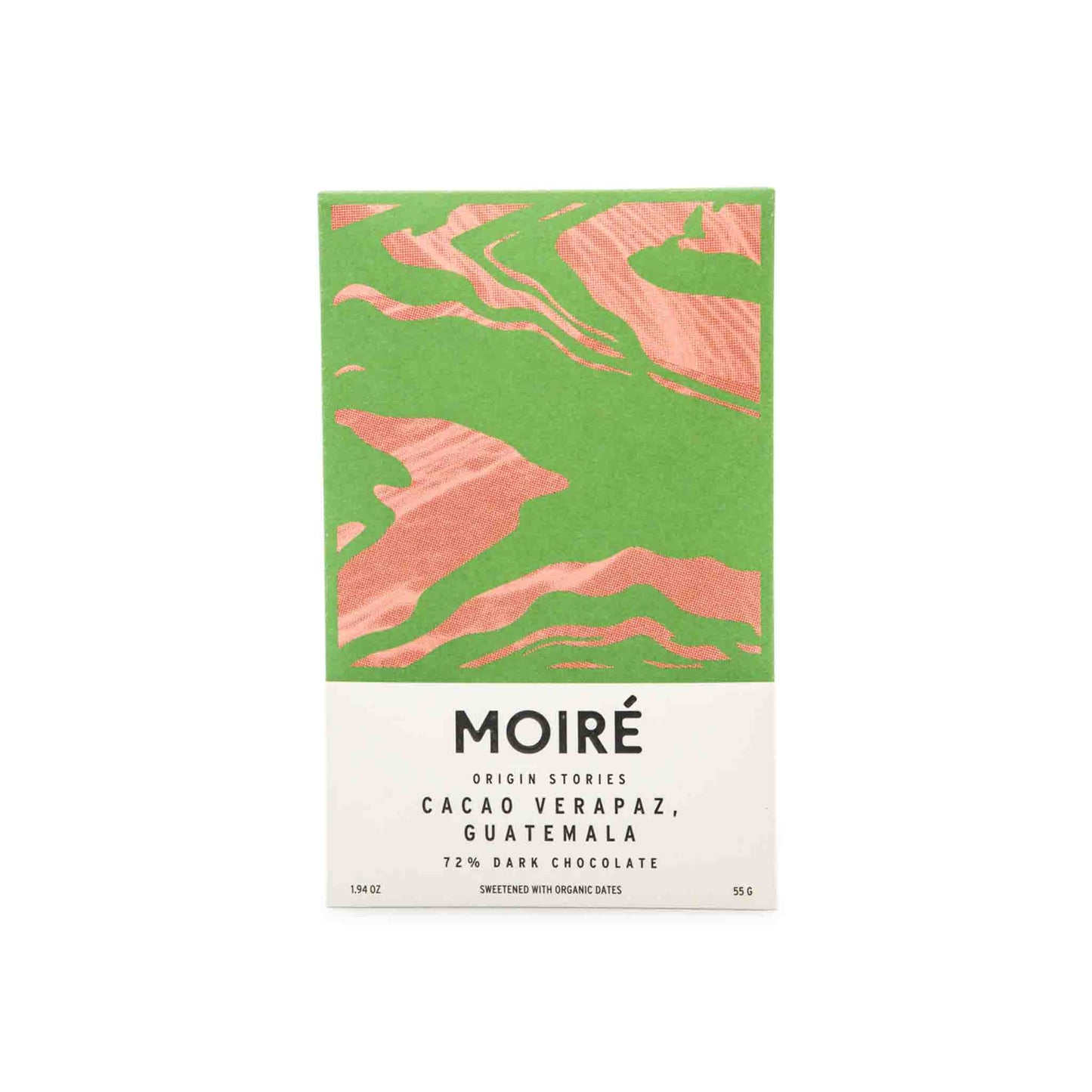 MOIRE CACAO VERAPAZ GUATEMALA 72% DARK CHOCOLATE 55g