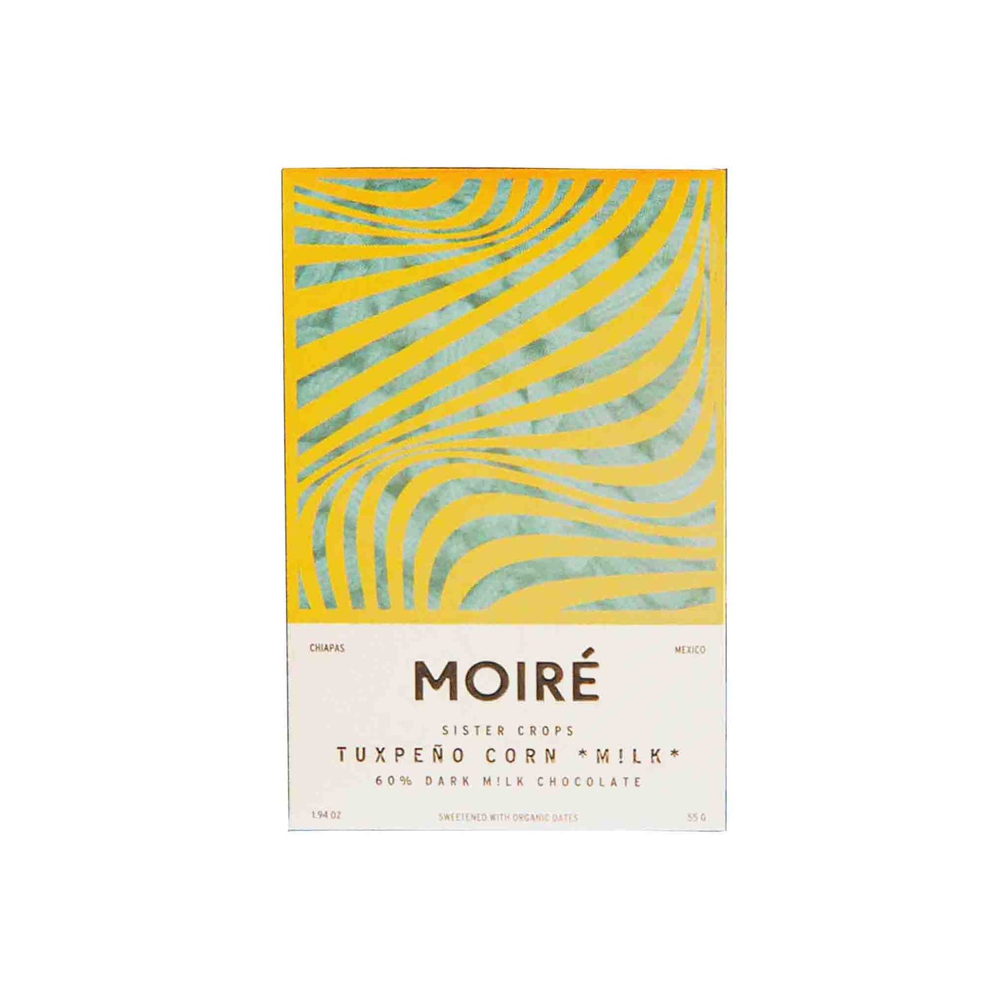 MOIRE TUXPENO CORN MILK 60% DARK MILK CHOCOLATE 55g