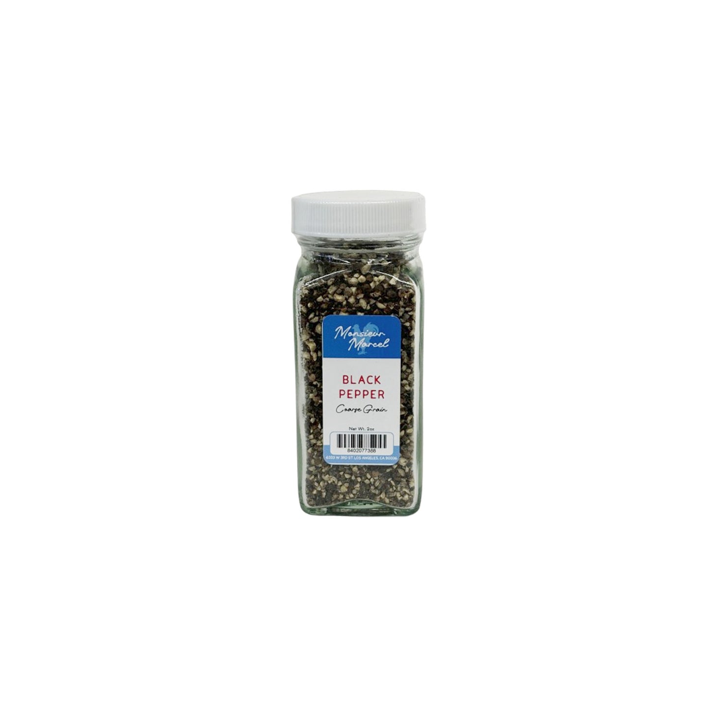 MONSIEUR MARCEL BLACK PEPPER COARSE 2oz