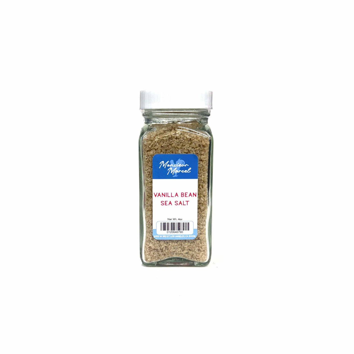 MONSIEUR MARCEL VANILLA BEAN SEA SALT 4oz