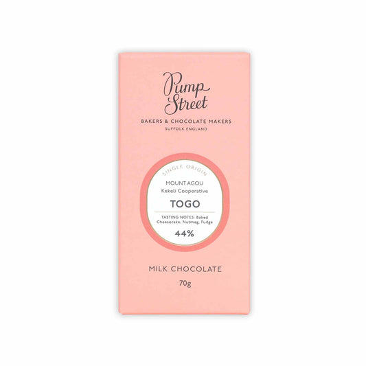 PUMP STREET TOGO 44% MILK CHOCOLATE 70g