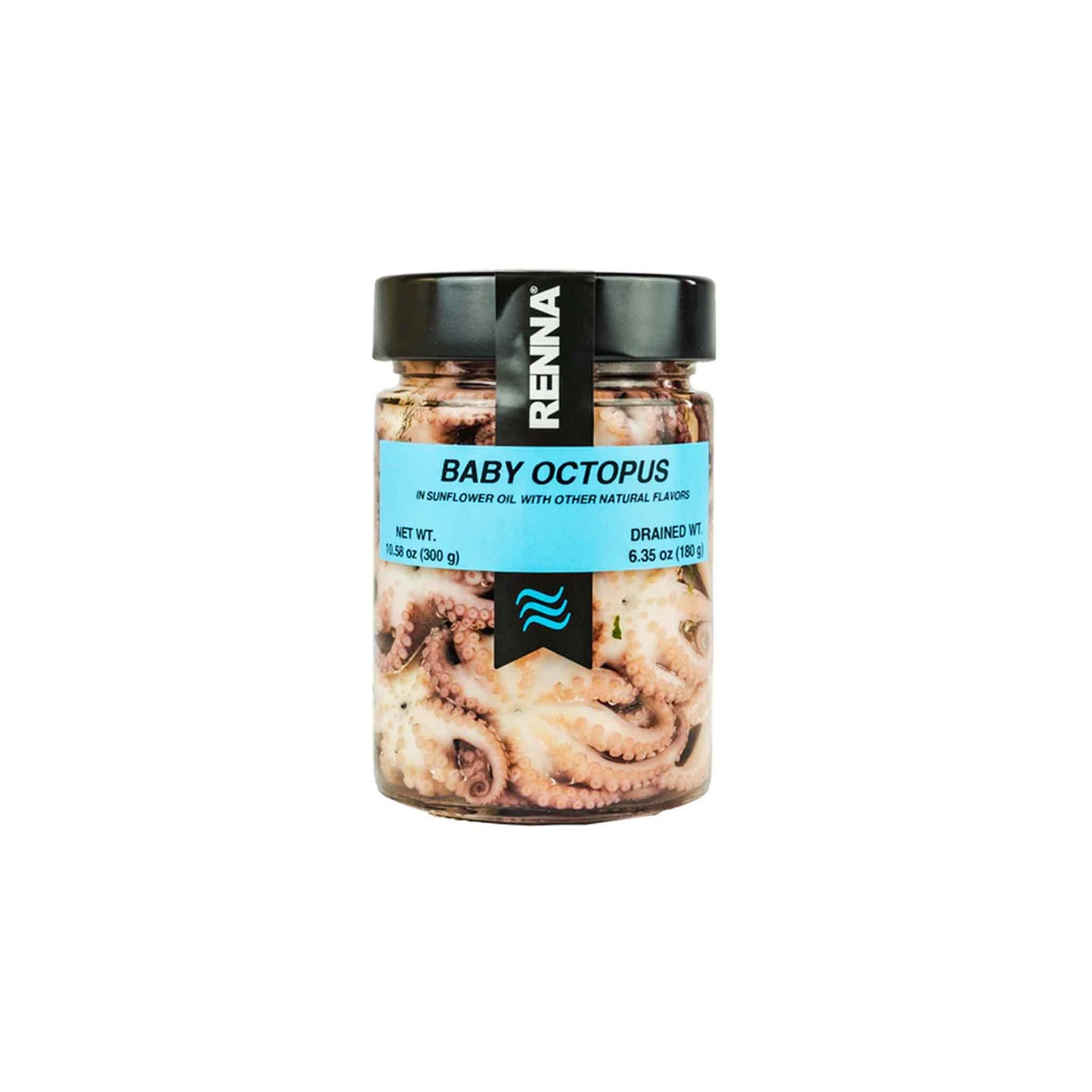 RENNA BABY OCTOPUS IN SUNFLOWER OIL 10.6oz