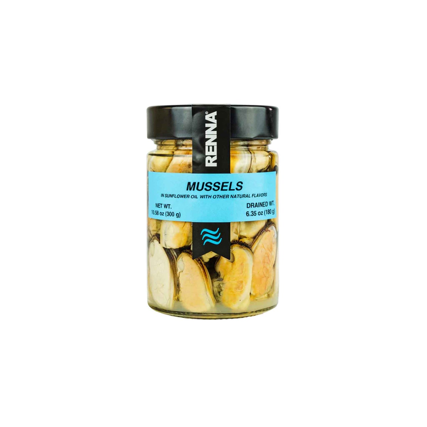 RENNA MUSSELS IN SUNFLOWER OIL 10.6oz