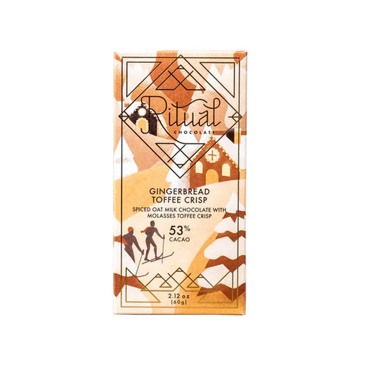 RITUAL GINGERBREAD TOFFEE CRISP OAT MILK CHOCOLATE 60g