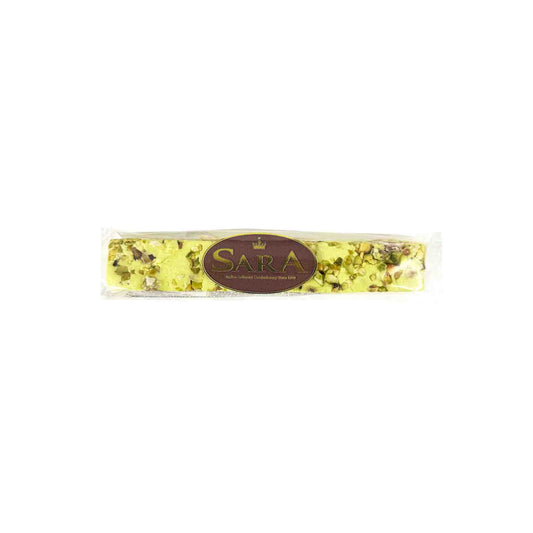 SARA TORRONE BAR WITH ALMONDS & PISTACHIOS 100g