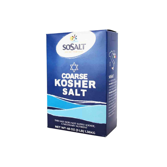 SOSALT COARSE KOSHER SICILIAN SEA SALT 3lb