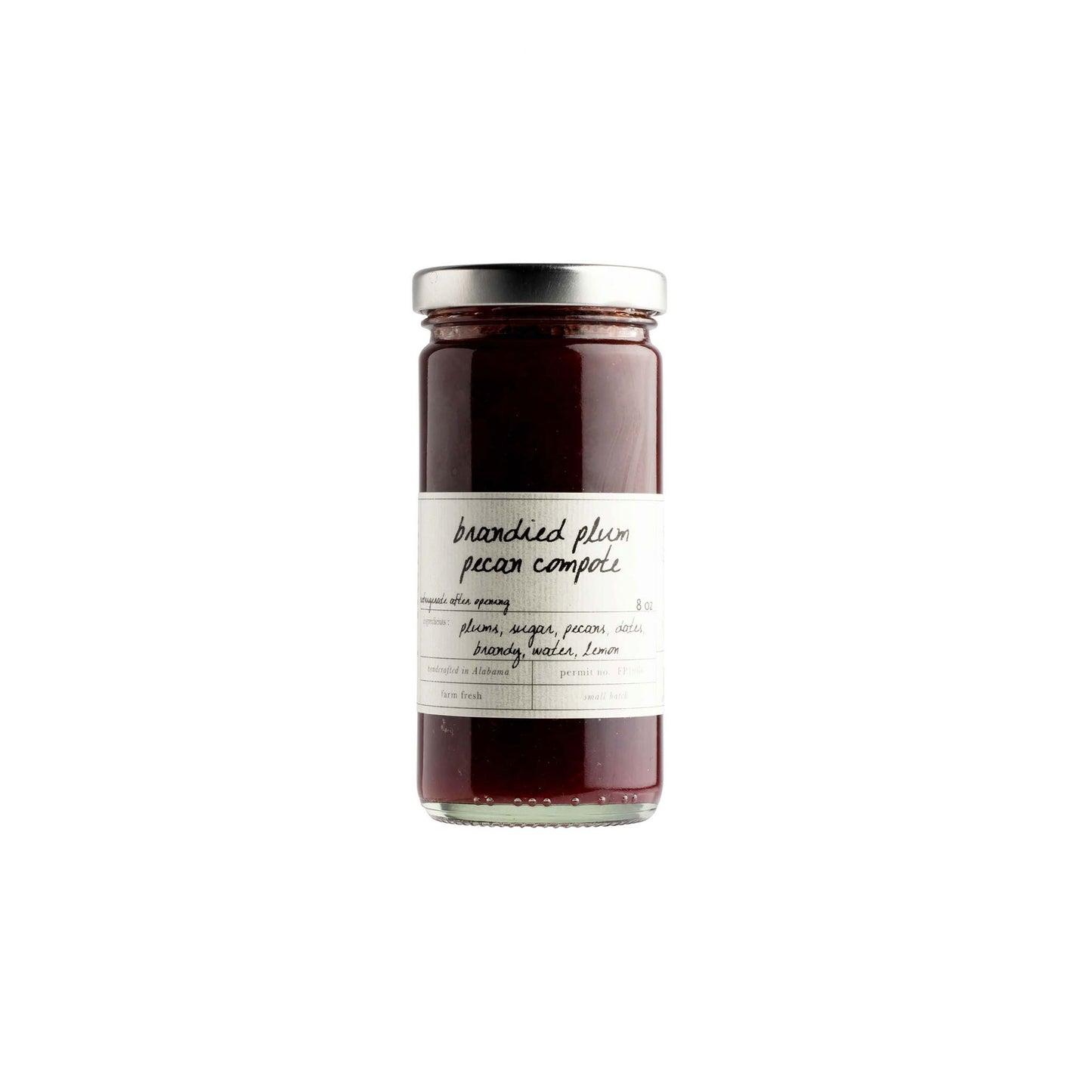 STONE HOLLOW BRANDIED PLUM PECAN COMPOTE 8oz