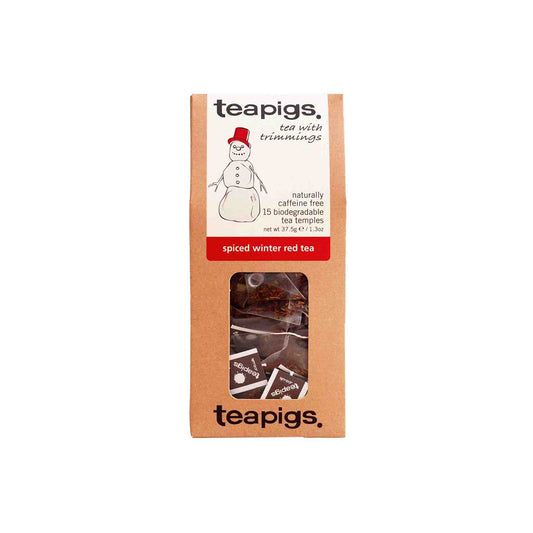 TEAPIGS SPICED WINTER RED TEABAGS 15ct 1.3oz