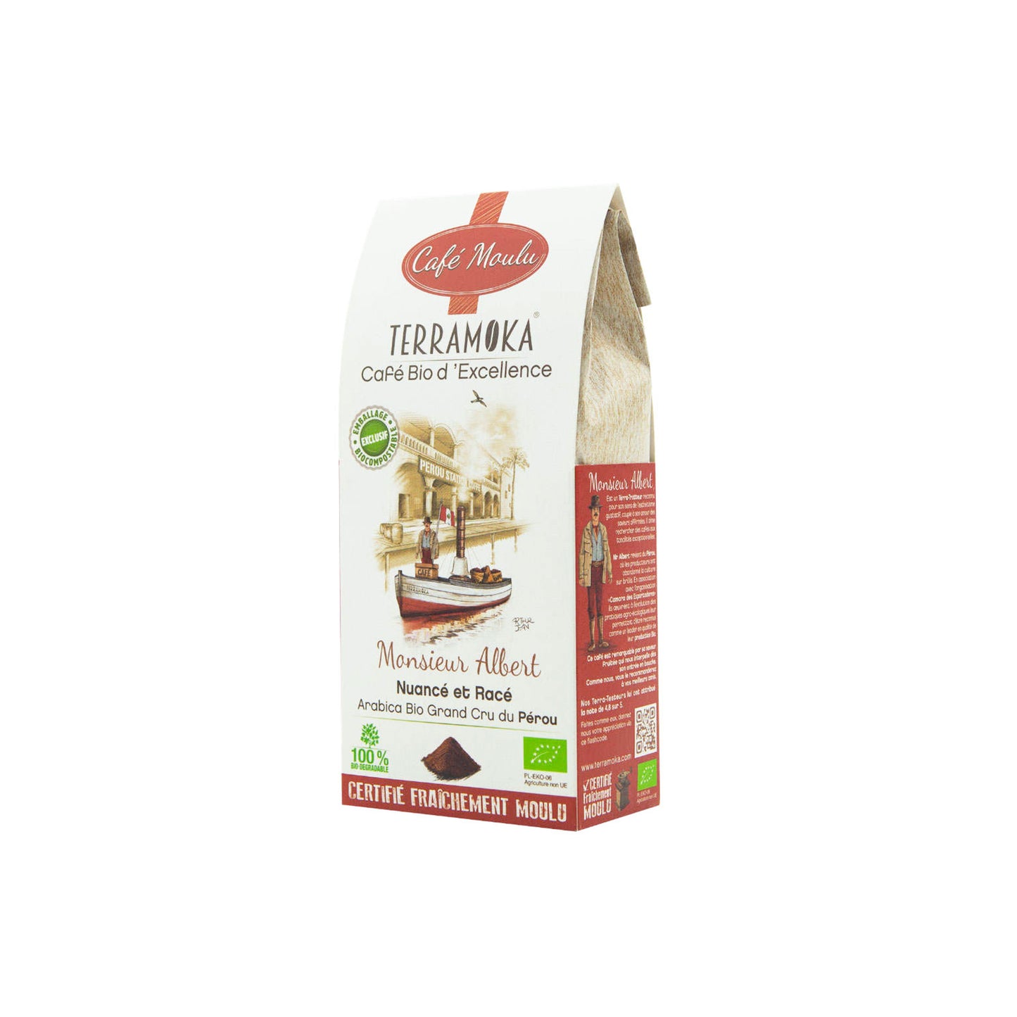 TERRAMOKA ALBERT NUANCED AND RACEOUS GROUND COFFEE 250g