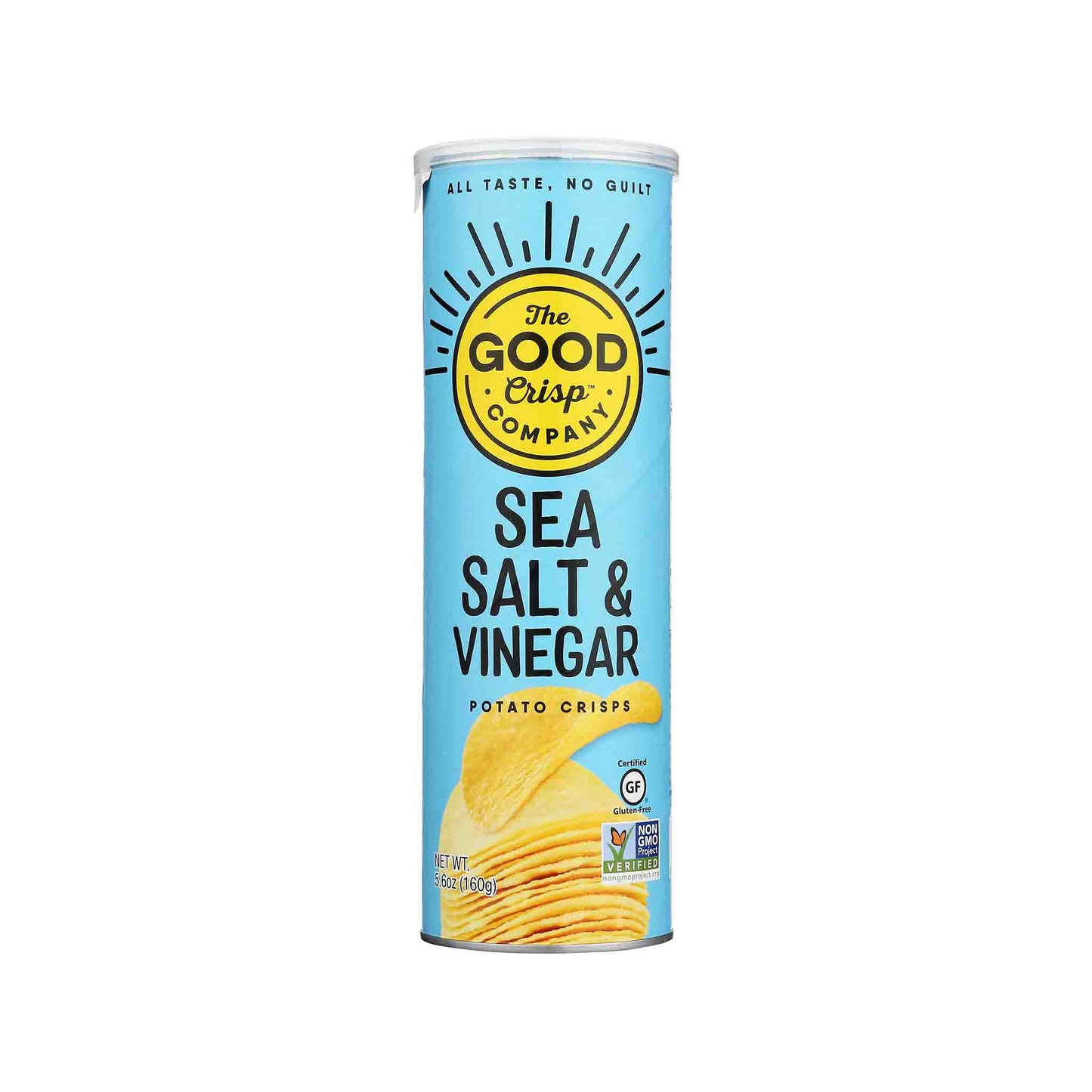 THE GOOD CRISP COMPANY SALT & VINEGAR POTATO CRISPS 5.6oz