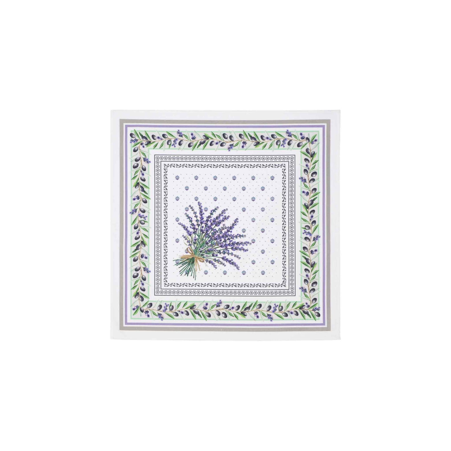 TISSUS TOSELLI LAURIS NAPKIN 6 SET - ECRU