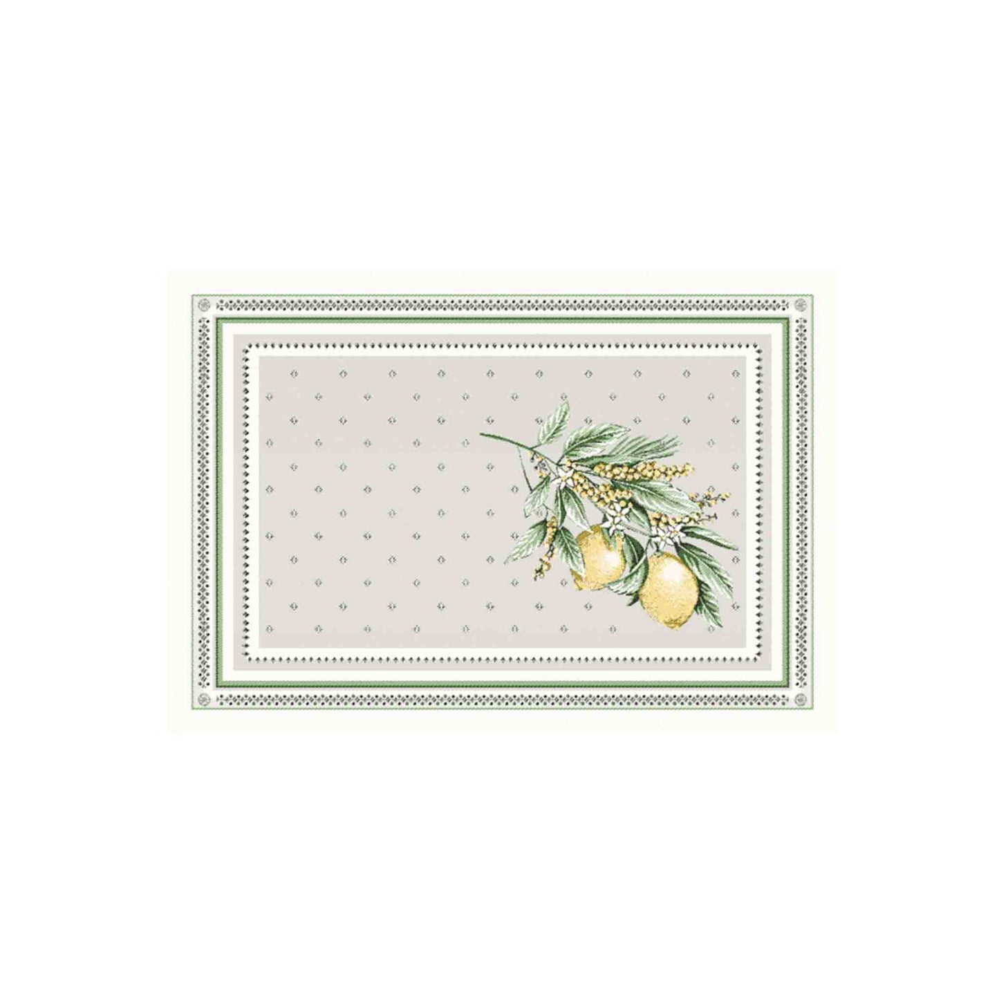 TISSUS TOSELLI PLACEMAT - JACQUARD MENTON