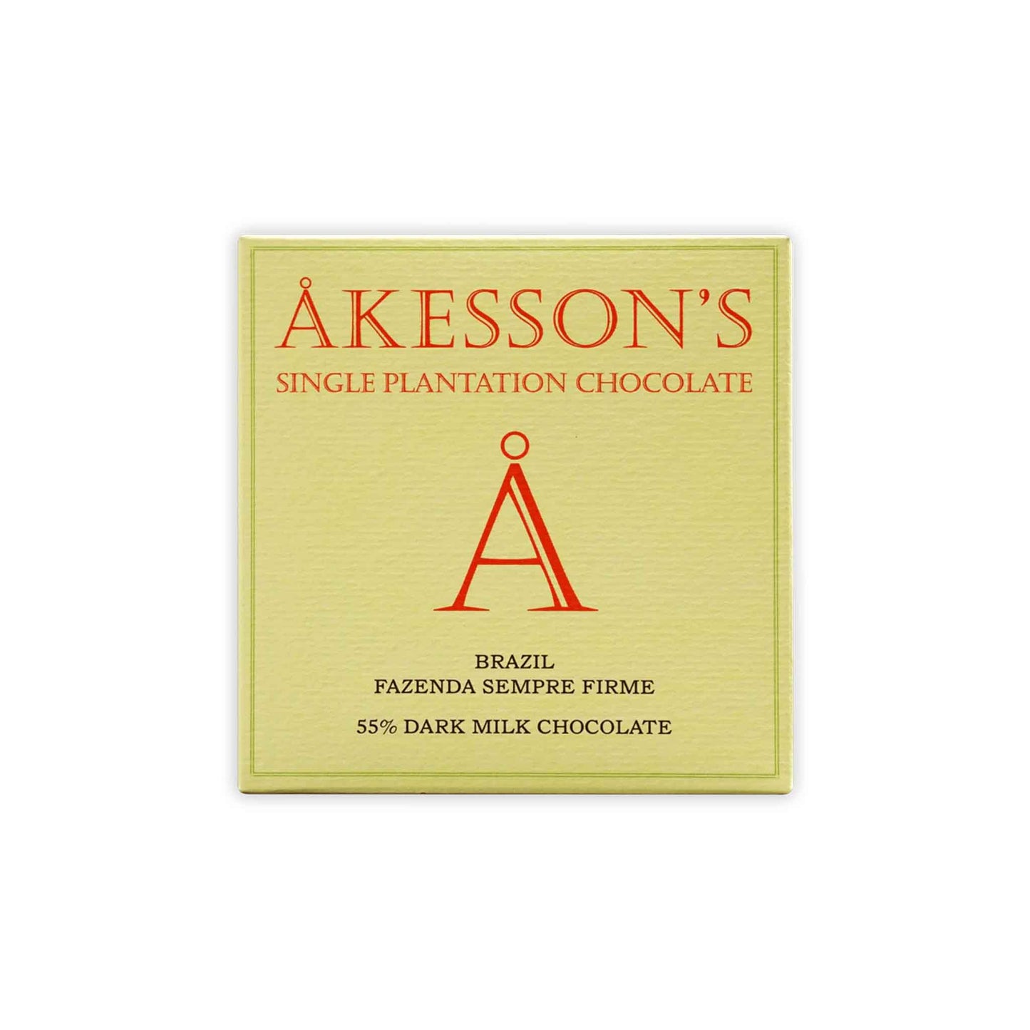 AKESSON'S BRAZIL 55% DARK MILK CHOCOLATE 55% 60g