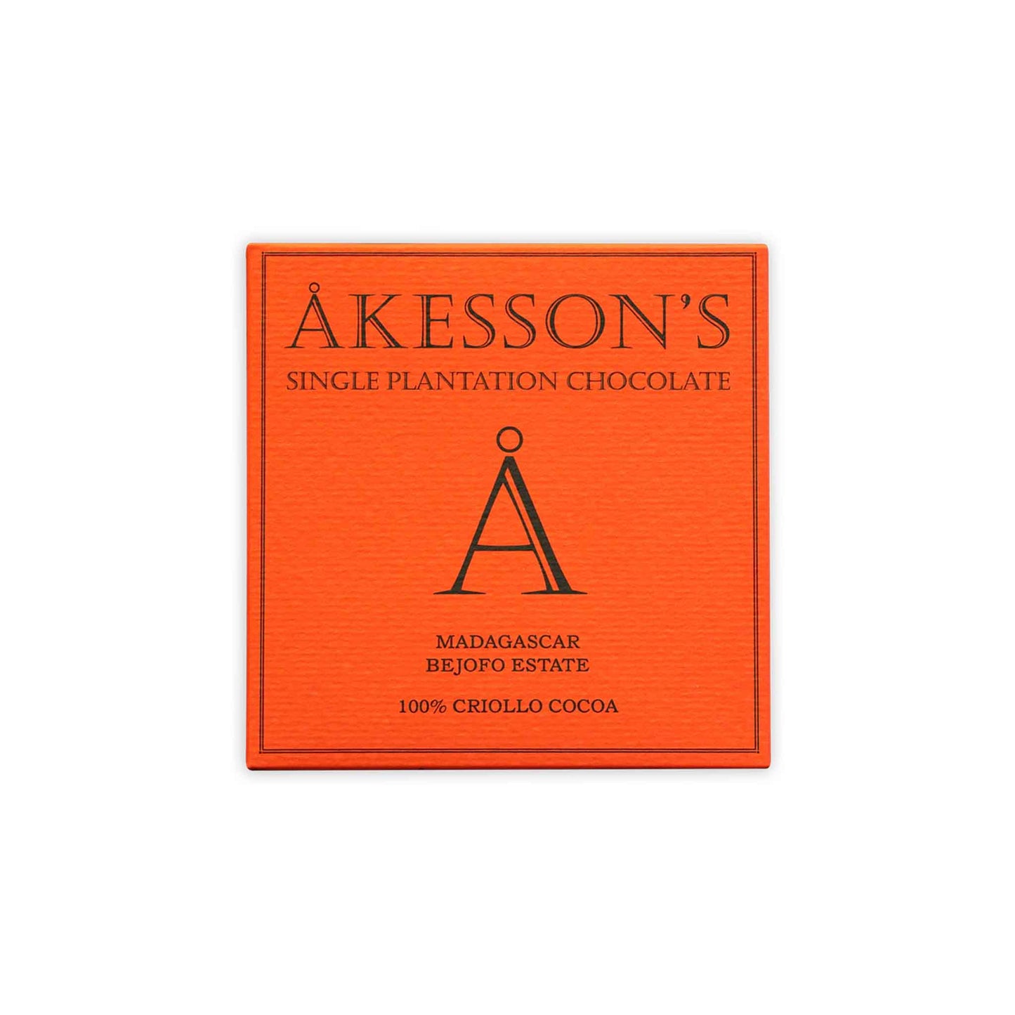 AKESSON'S MADAGASCAR 100% CHOCOLATE CRIOLLO COCOA 60G