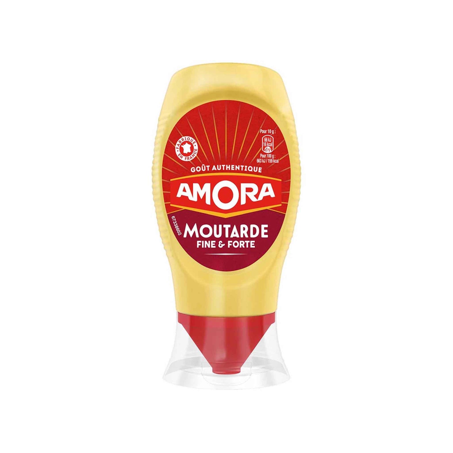 AMORA MUSTARD SQUEEZE BOTTLE 265g