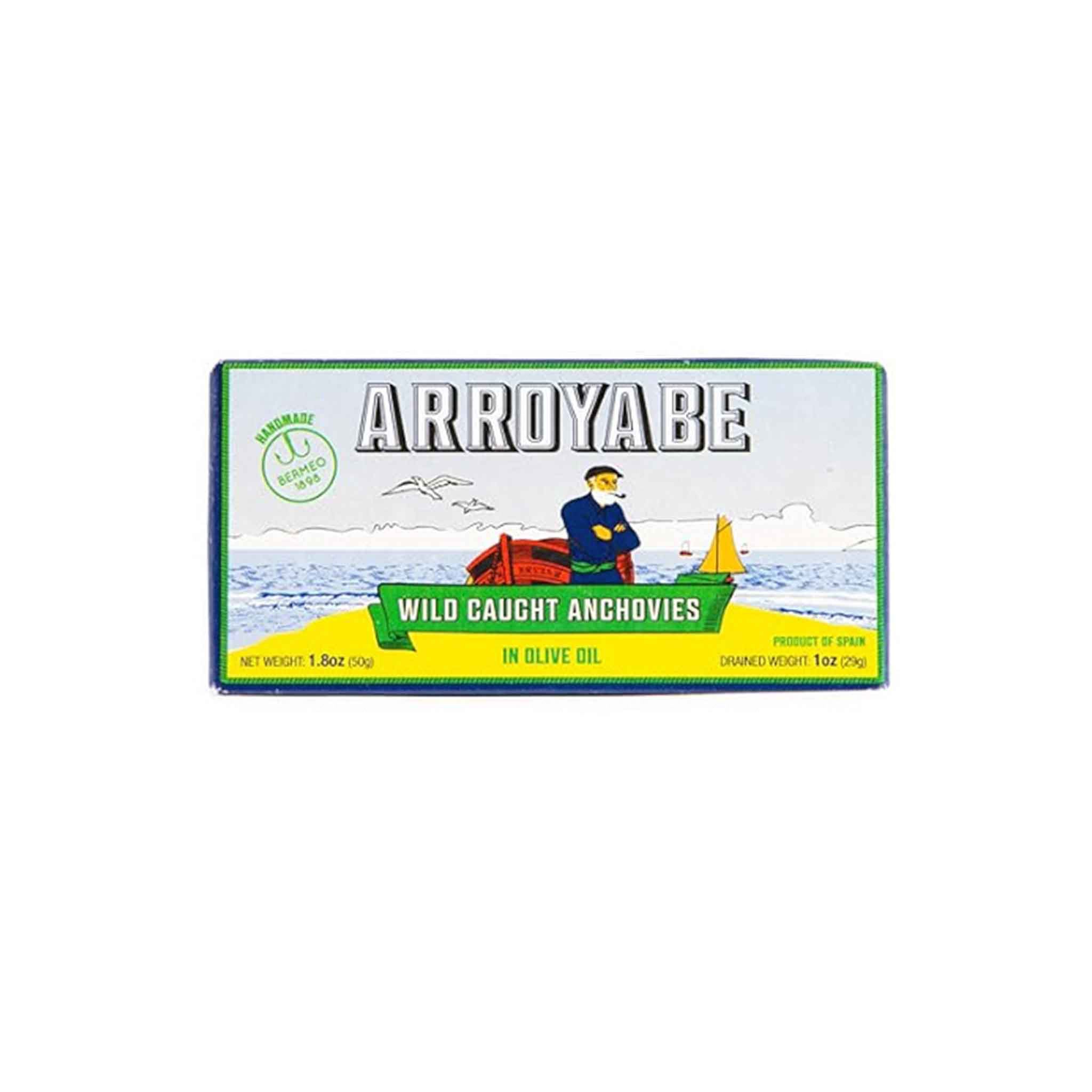 ARROYABE ANCHOVY FILLETS IN OLIVE OIL 49g