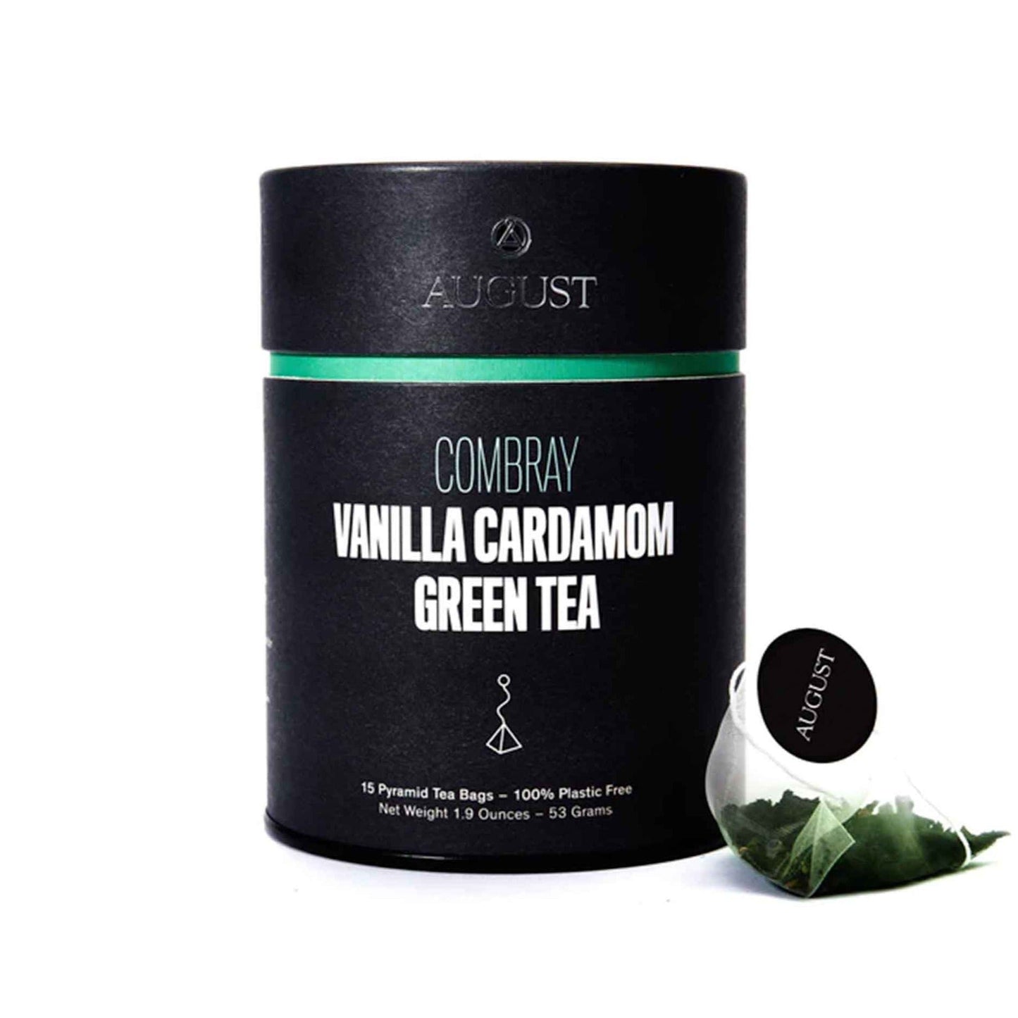 AUGUST UNCOMMON COMBRAY VANILLA CARDAMOM GREEN TEA 15 BAGS 53g