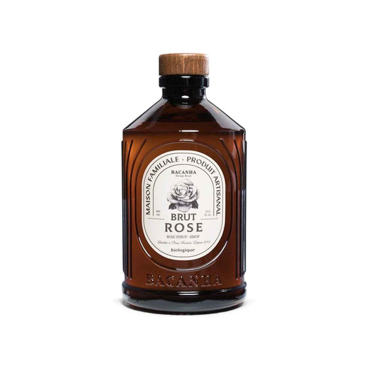 BACANHA BRUT ORGANIC ROSE SYRUP 400ml