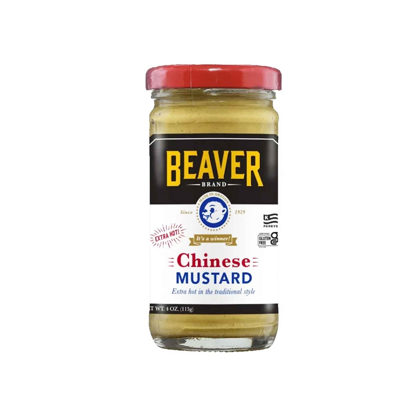 BEAVER EXTRA HOT CHINESE MUSTARD 4oz