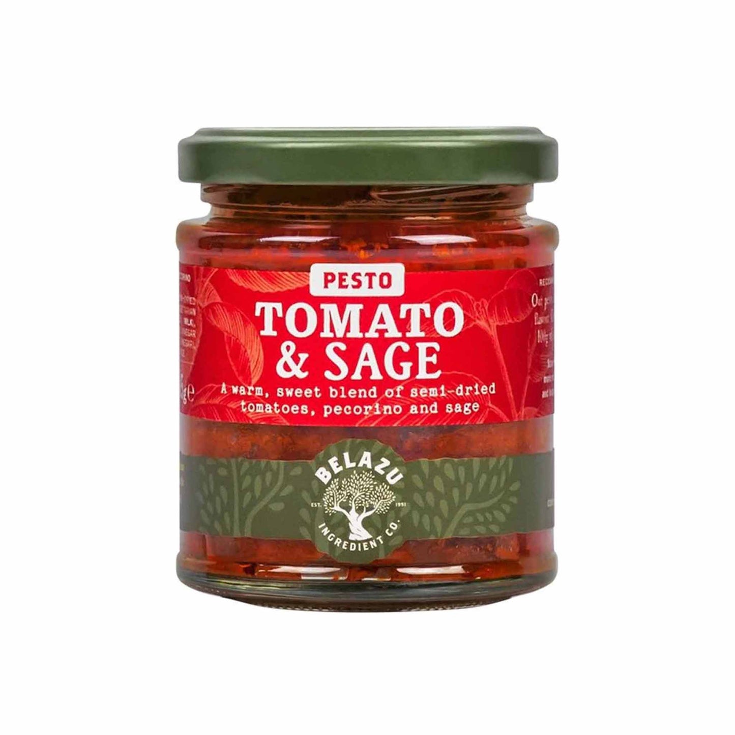 BELAZU TOMATO & SAGE PESTO 165g