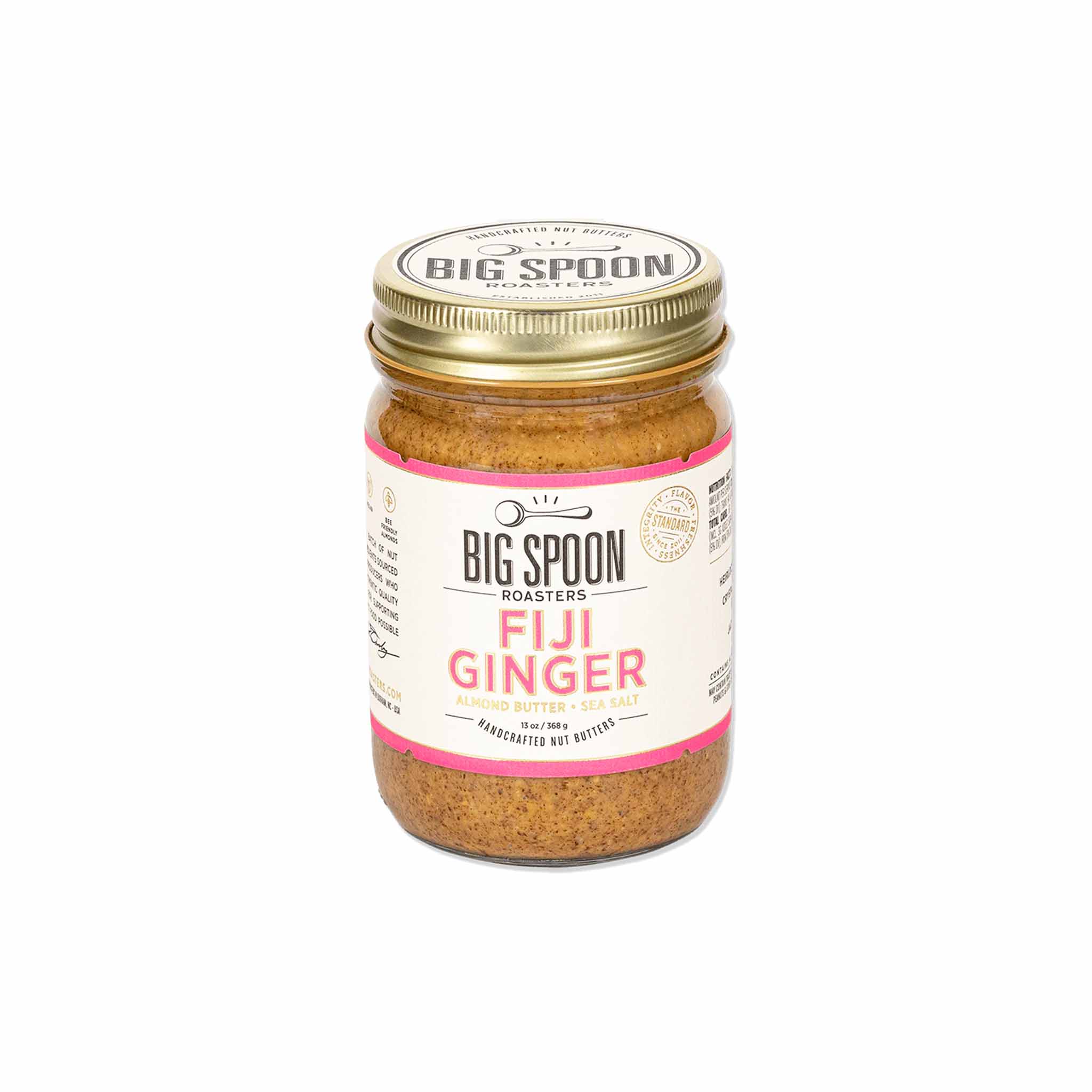 BIG SPOON ROASTERS FIJI GINGER ALMOND BUTTER 13oz