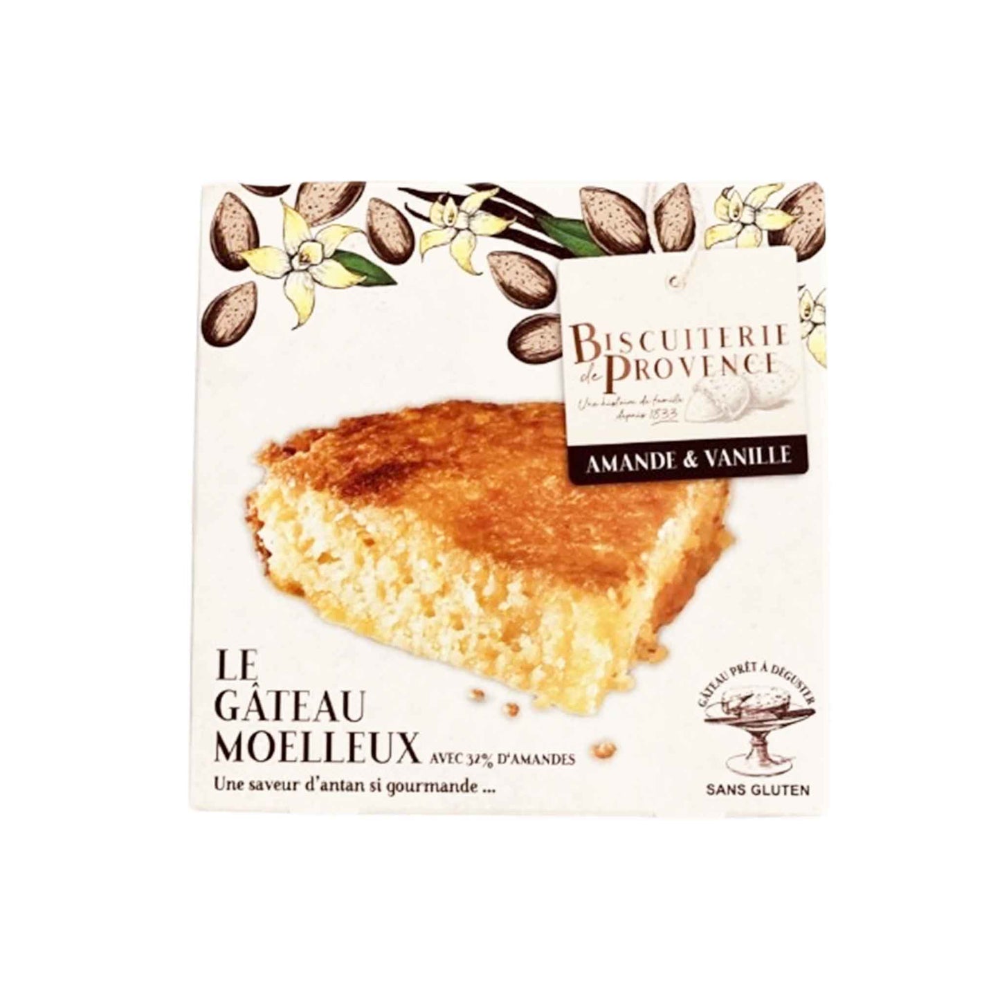 BISCUITERIE DE PROVENCE GLUTEN FREE ALMOND AND VANILLA CAKE 8.47oz