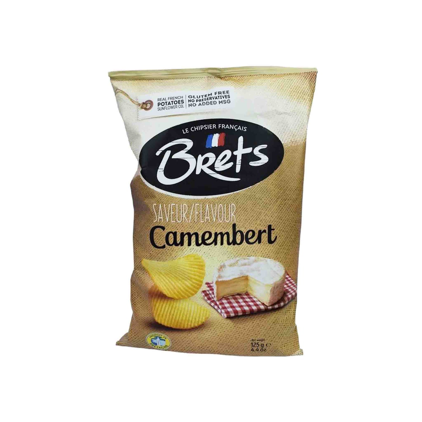 BRETS CAMEMBERT CHIPS 125g