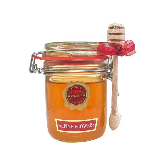 BREZZO ALPINE FLOWER HONEY GIFT JAR 400g