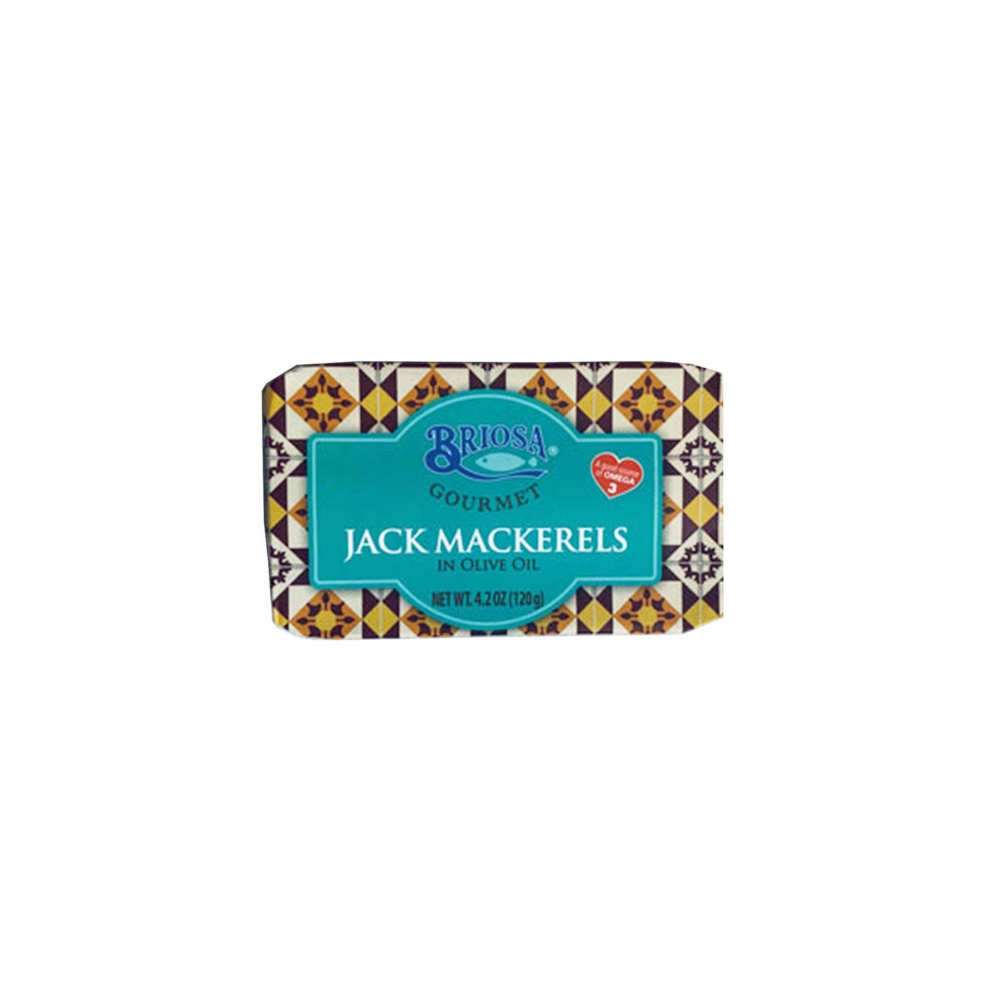 BRIOSA GOURMET JACK MACKERELS IN OLIVE OIL 120g