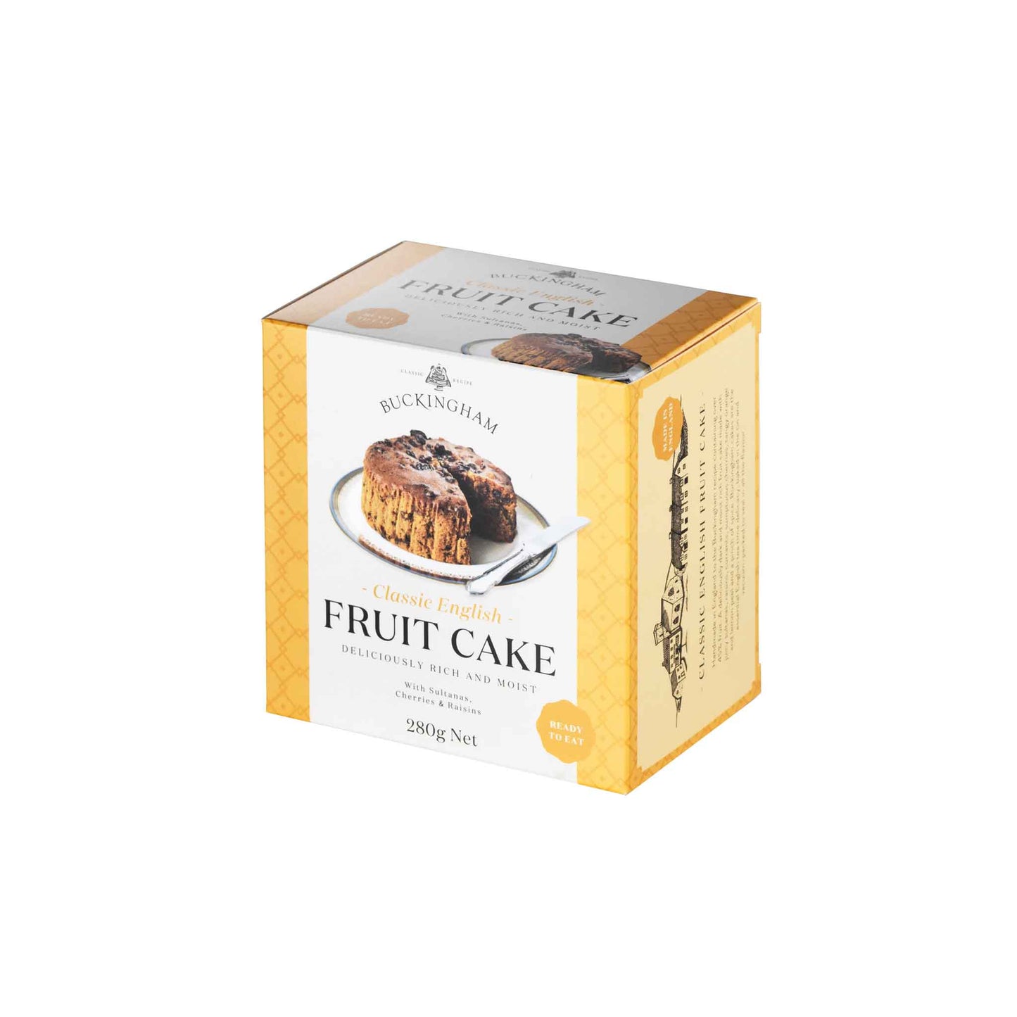 BUCKINGHAM FRUIT CAKE GIFTBOX 280g