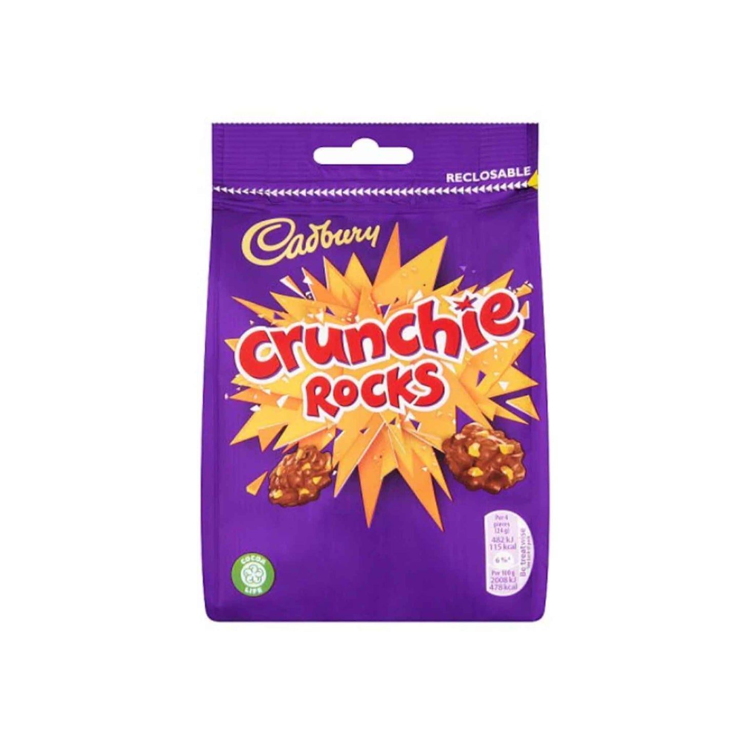 CADBURY CRUNCHIE ROCKS 110g