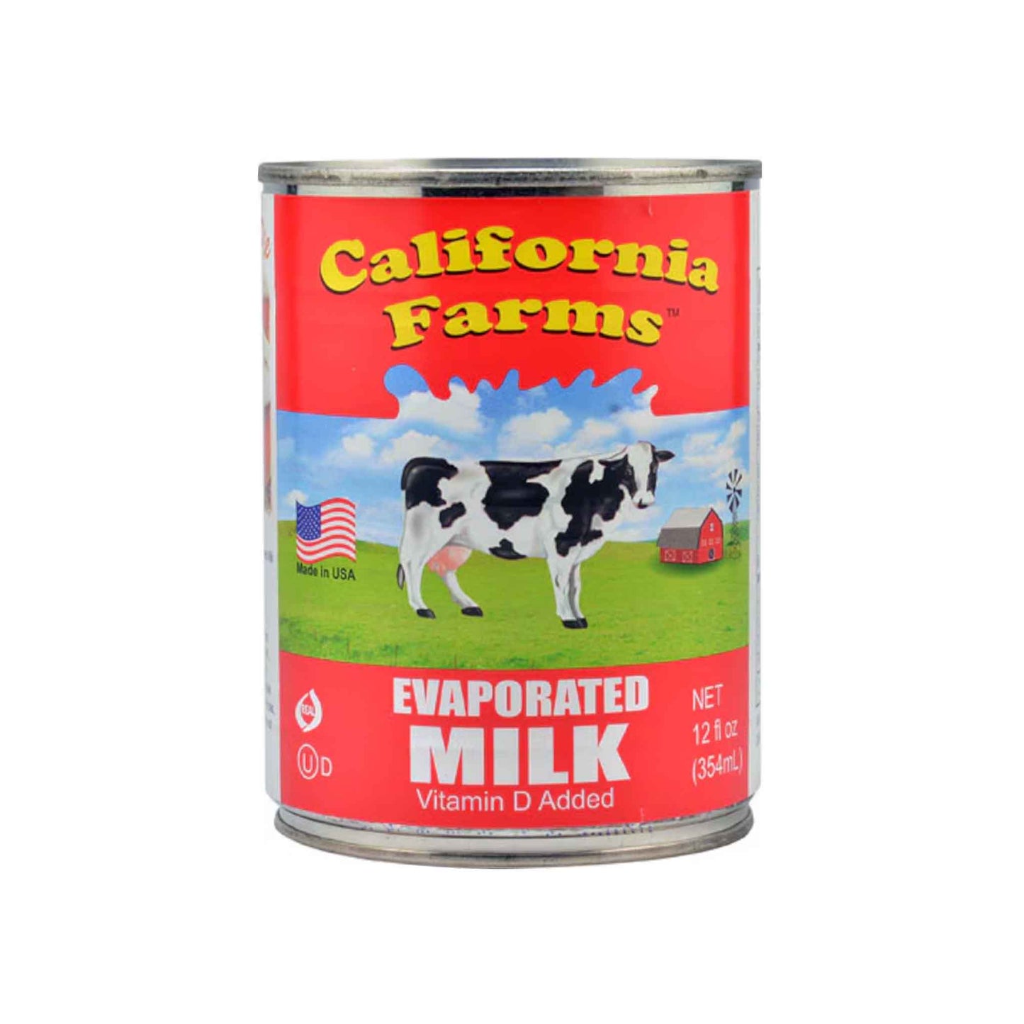 CALIFORNIA FARMS EVAPORATED MILK 12oz