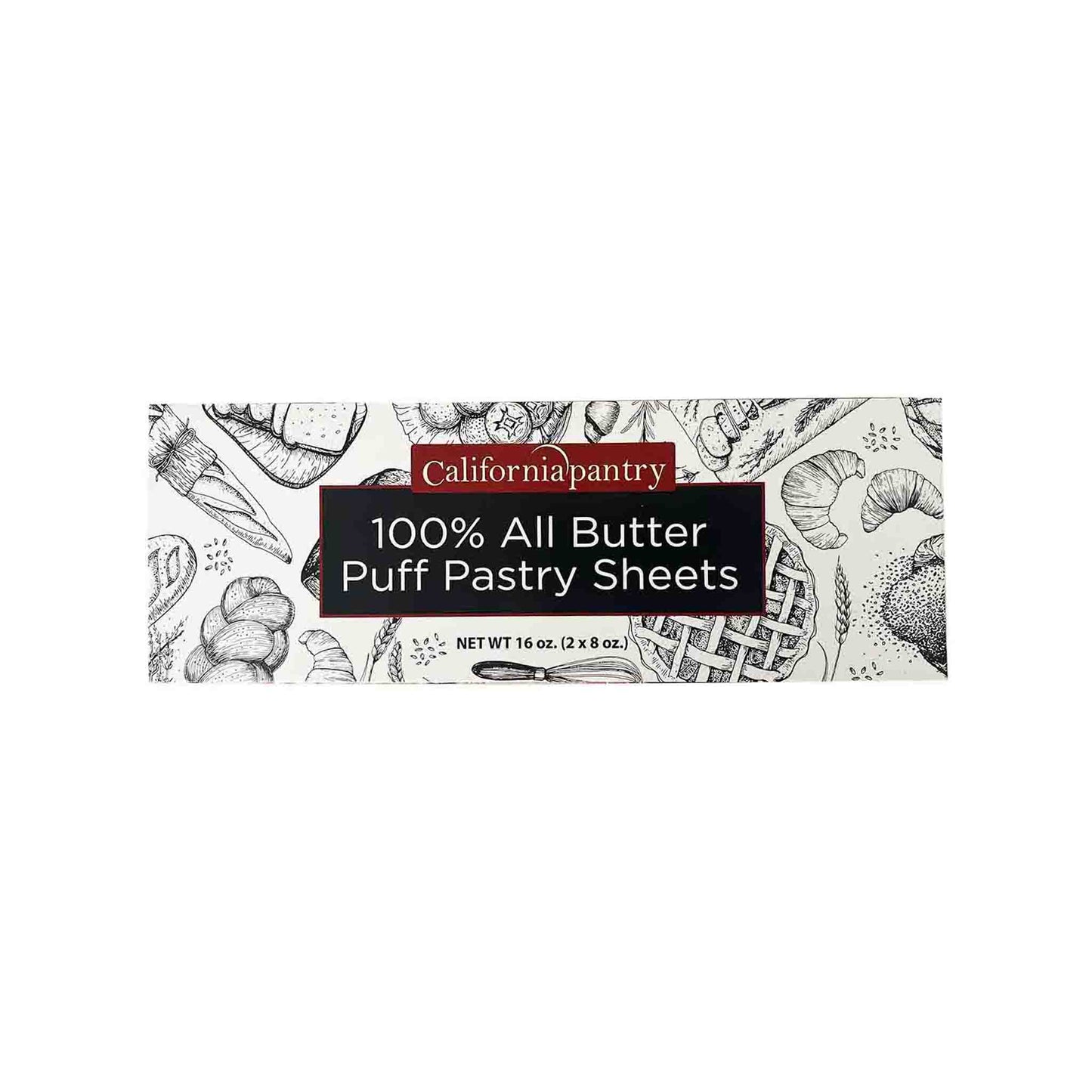 CALIFORNIA PANTRY BUTTER PUFF PASTRY SHEETS 16oz