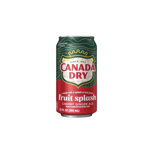 CANADA DRY GINGER ALE FRUIT SPLASH 12oz