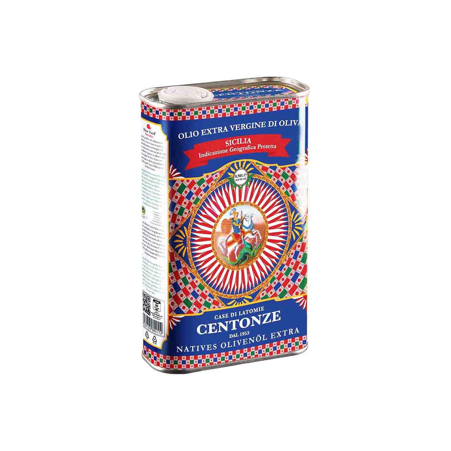 CENTONZE CICILIA EXTRA VIRGIN OLIVE OIL TIN 16.9oz