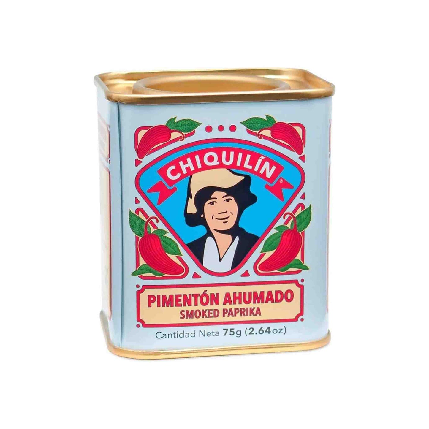 CHIQUILIN SMOKED PAPRIKA TIN 75g