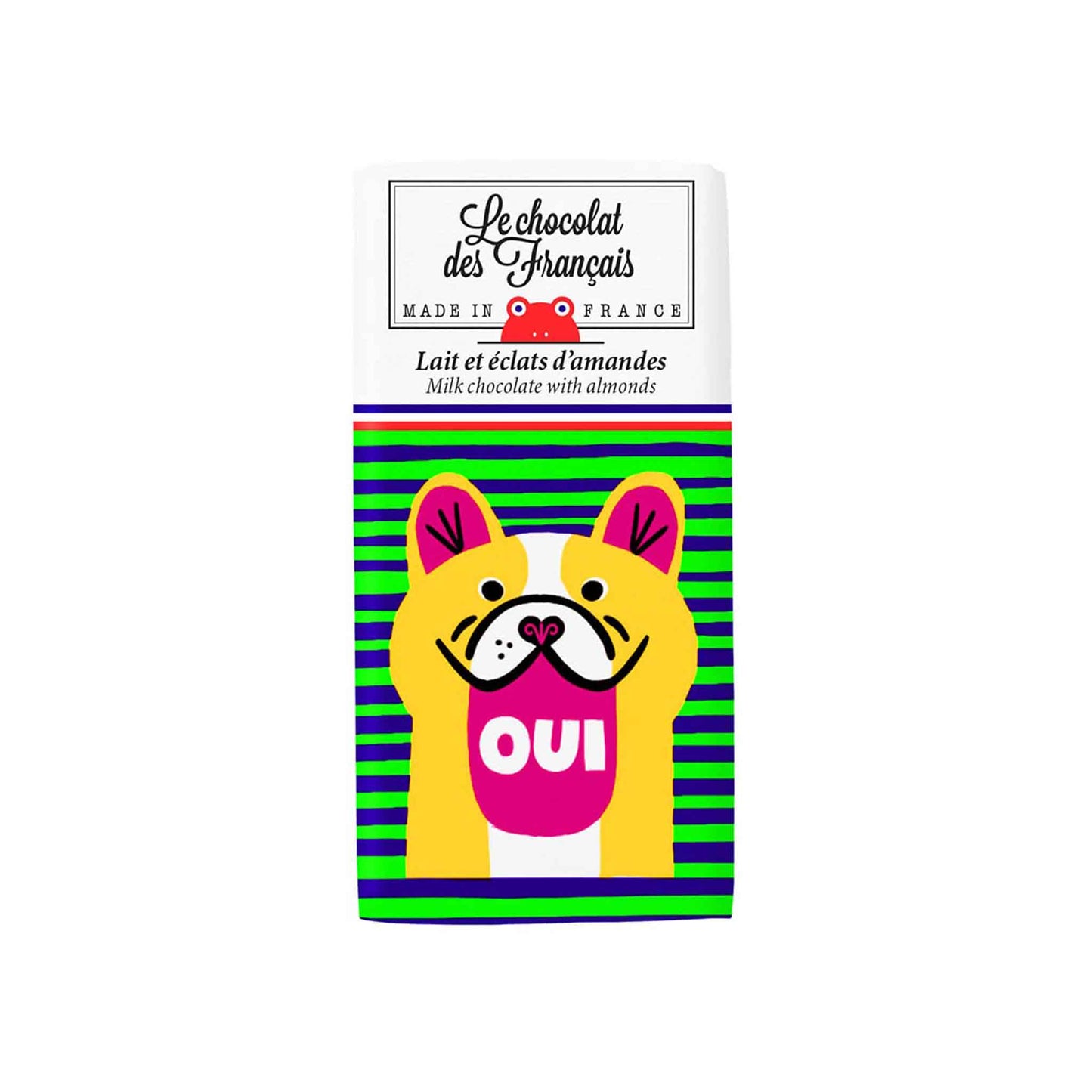 CHOCOLAT DE FRANCAIS CHOCOLATE WITH ALMONDS 30g