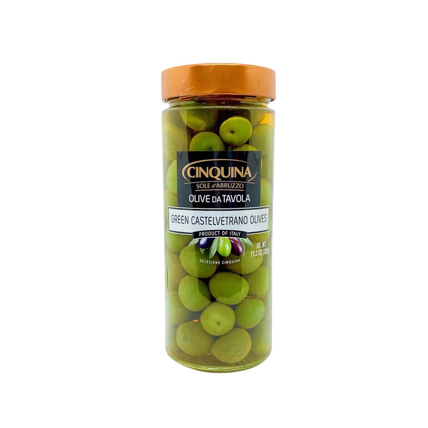 CINQUINA GREEN CASTELVETRANO OLIVES 11.3oz