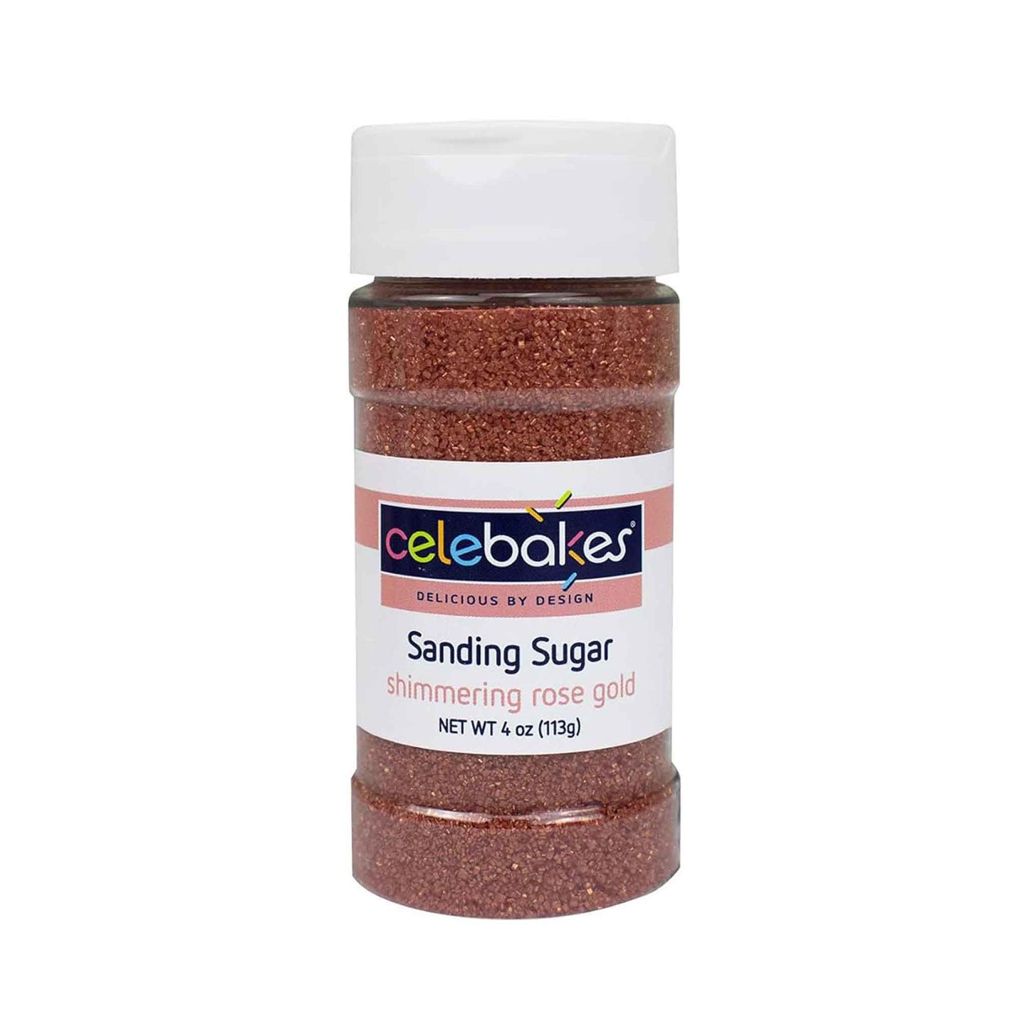 CK CELEBAKES ROSE GOLD SANDING SUGAR 4oz