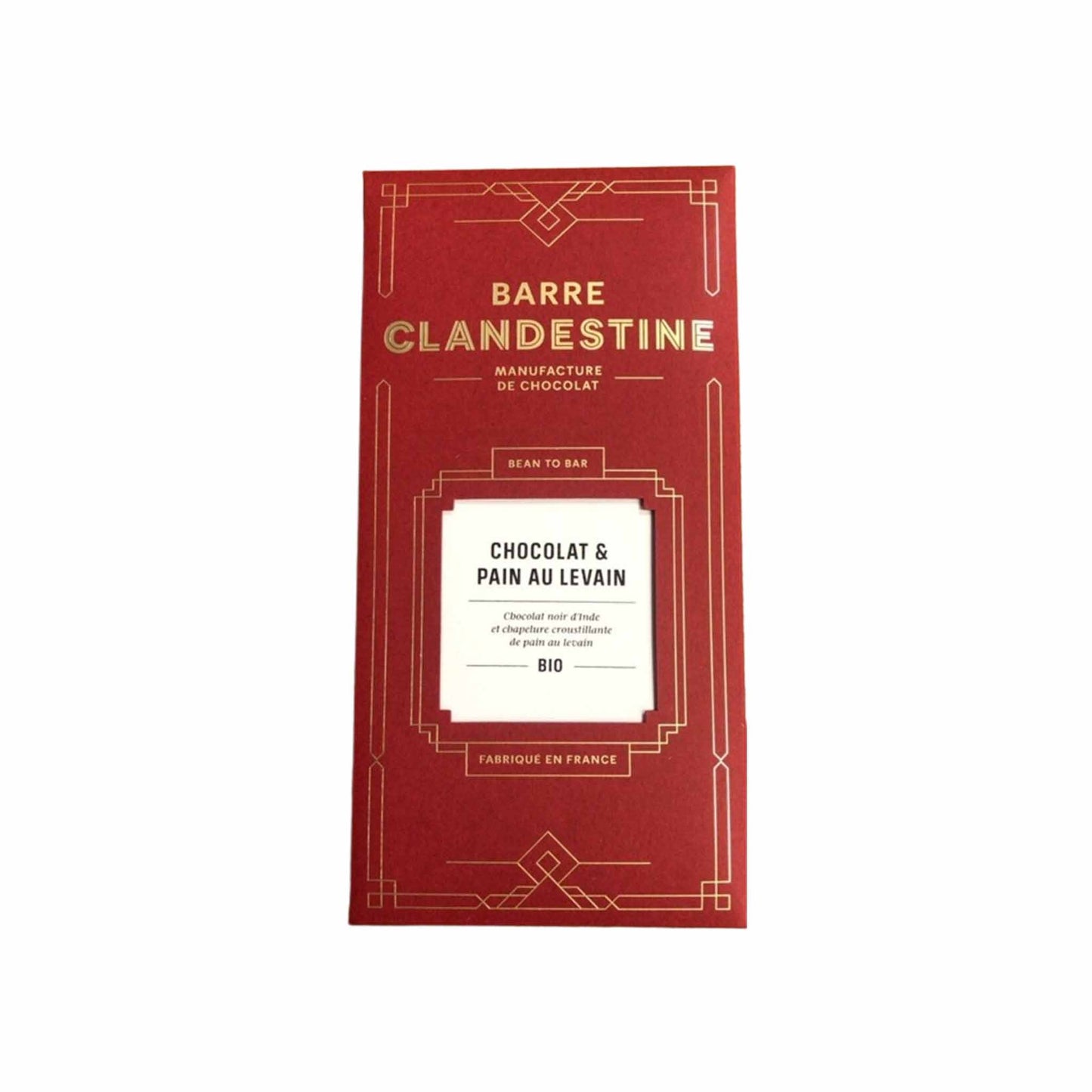 CLANDESTINE PAIN AU LEVAIN ORG 60g