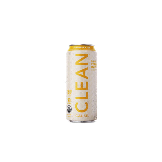 CLEAN CAUSE ORG YERBA MATE LEMONADE & TEA 15.5OZ